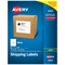 Avery Shipping Labels for Copiers, 8-1/2" x 11", 100 White Labels (5353)